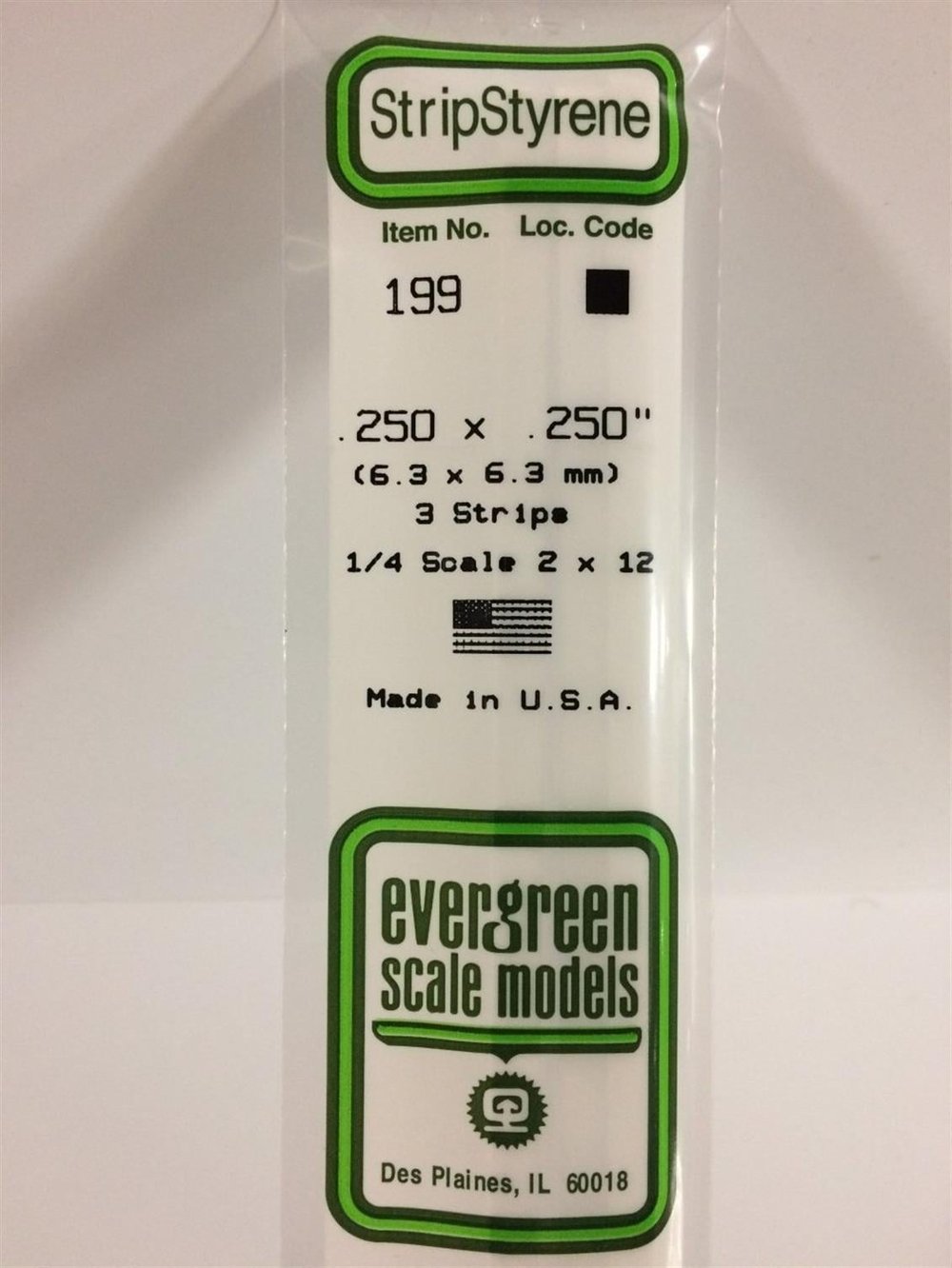 Evergreen 199 6,30*6,30*355 Mm Köşeli Çubuk-3 Adet -Beyaz