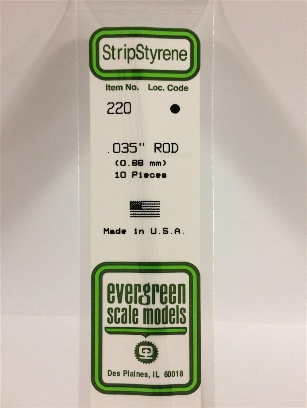 Evergreen 220 0,88*355Mm Yuvarlak Cubuk-10 Adet -Beyaz
