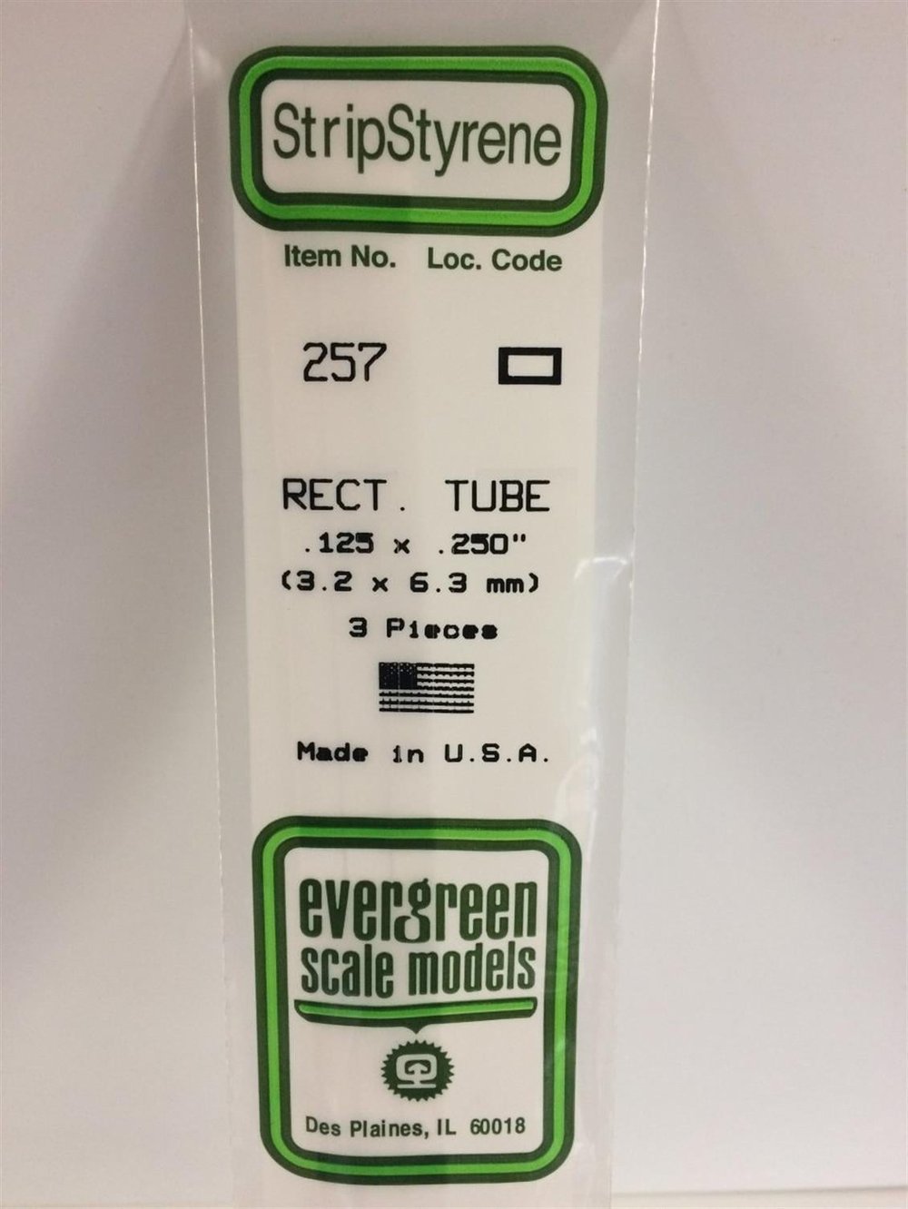 Evergreen 257 3,2*6,3*355 Mm Kutu Profıl-3Adet -Beyaz