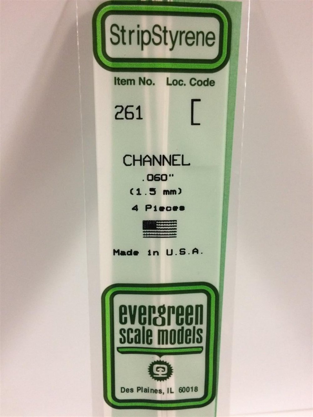 Evergreen 261 1,5*355 Mm U Profıl-4Adet -Beyaz