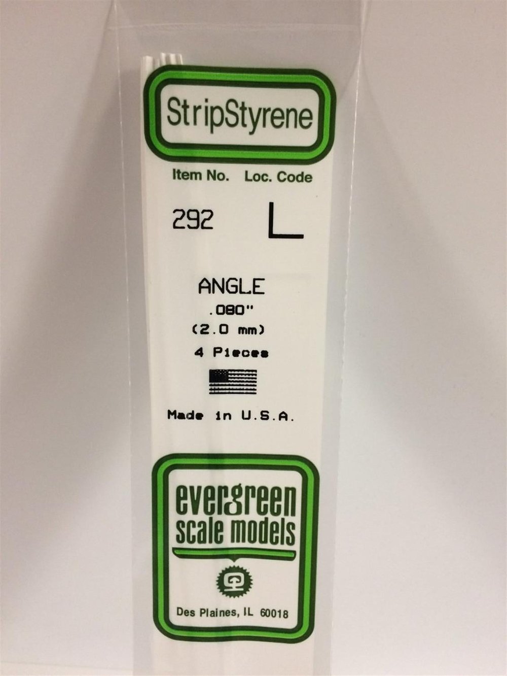 Evergreen 292 2,0*355 Mm Köşebent-L Cubuk-4Adet -Beyaz