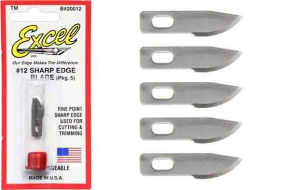 Excel 20012 Bıçak Ucu-Kavıslı Kenarlı,Küçük -5 Lı Paket