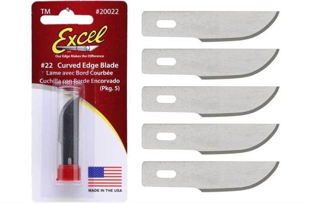 Excel 20022 Bıçak Ucu-Ağır Hızmet,Kavıslı Kenarlı -5 Lı