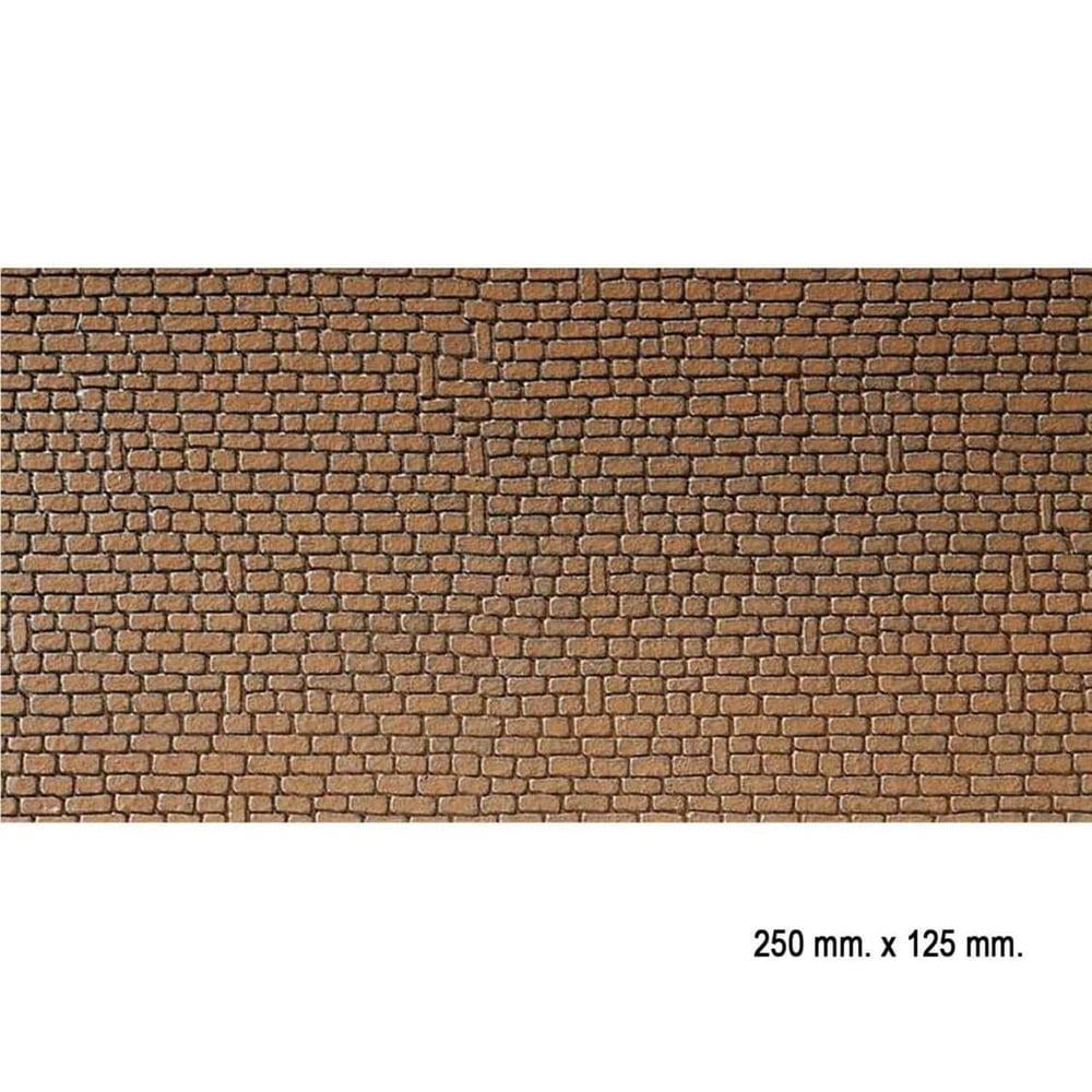 Faller 170611 1/87 Ölçek, Kum Taşı Duvarı Desenli Dekor Levhası - 25 X 12,5 Cm.