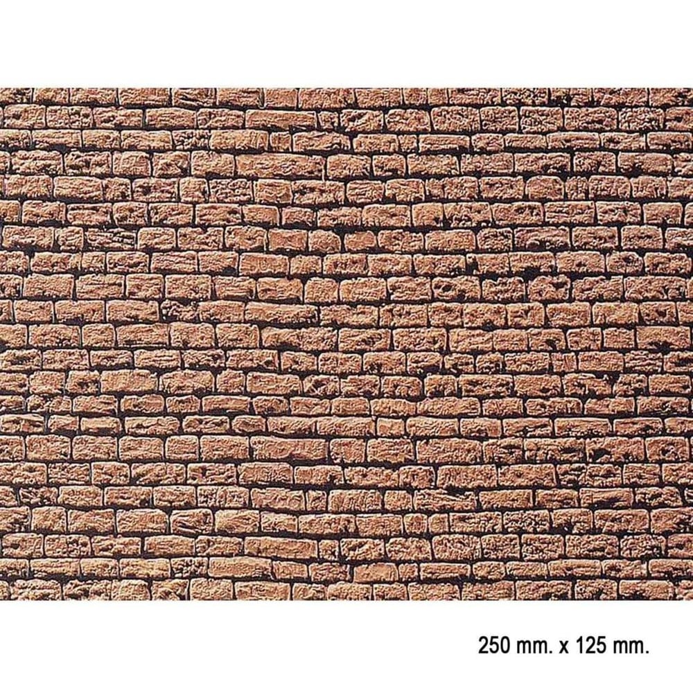Faller 170620 1/87 Ölçek, Kireçtaşı Duvarı Desenli Dekor Levhası - 25 X 12,5 Cm.