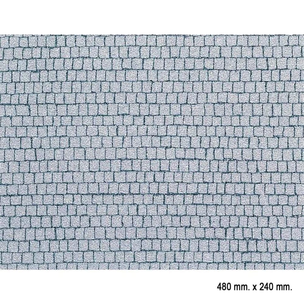 Faller 170646 1/87 Ölçek, Taş Parke Desenli Kaplama Kağıdı, 48 X 24 Cm.