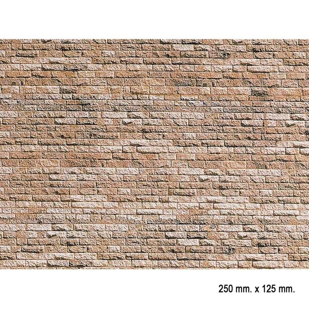 Faller 222563 1/160 Ölçek, Bazalt Taşı Desenli Dekor Kağıdı, 25 X 12,5 Cm.