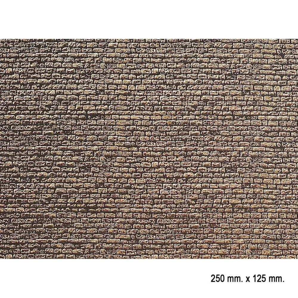 Faller 222565 1/160 Ölçek, Granit Taş Desenli Dekor Kağıdı, 25 X 12,5 Cm.