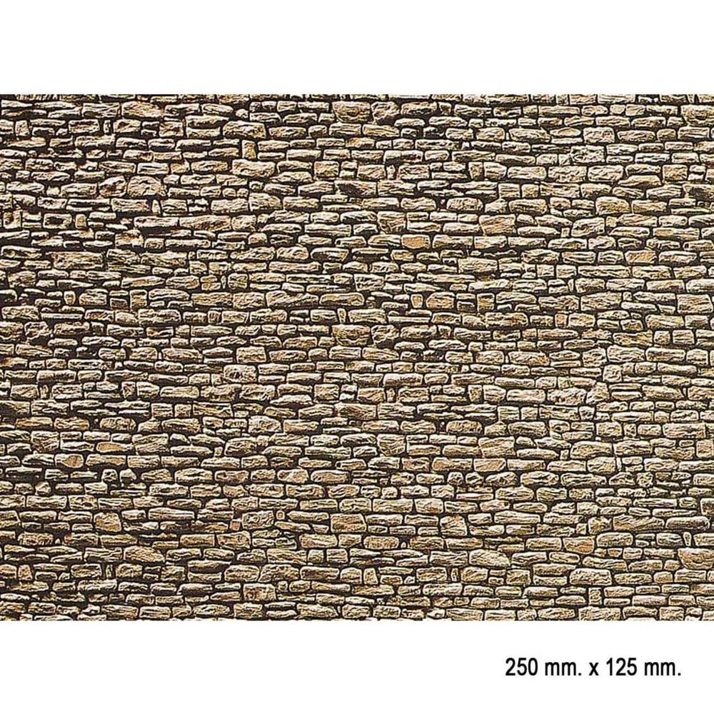 Faller 222566 1/160 Ölçek, Kırma Taş Desenli Dekor Kağıdı, 25 X 12,5 Cm.
