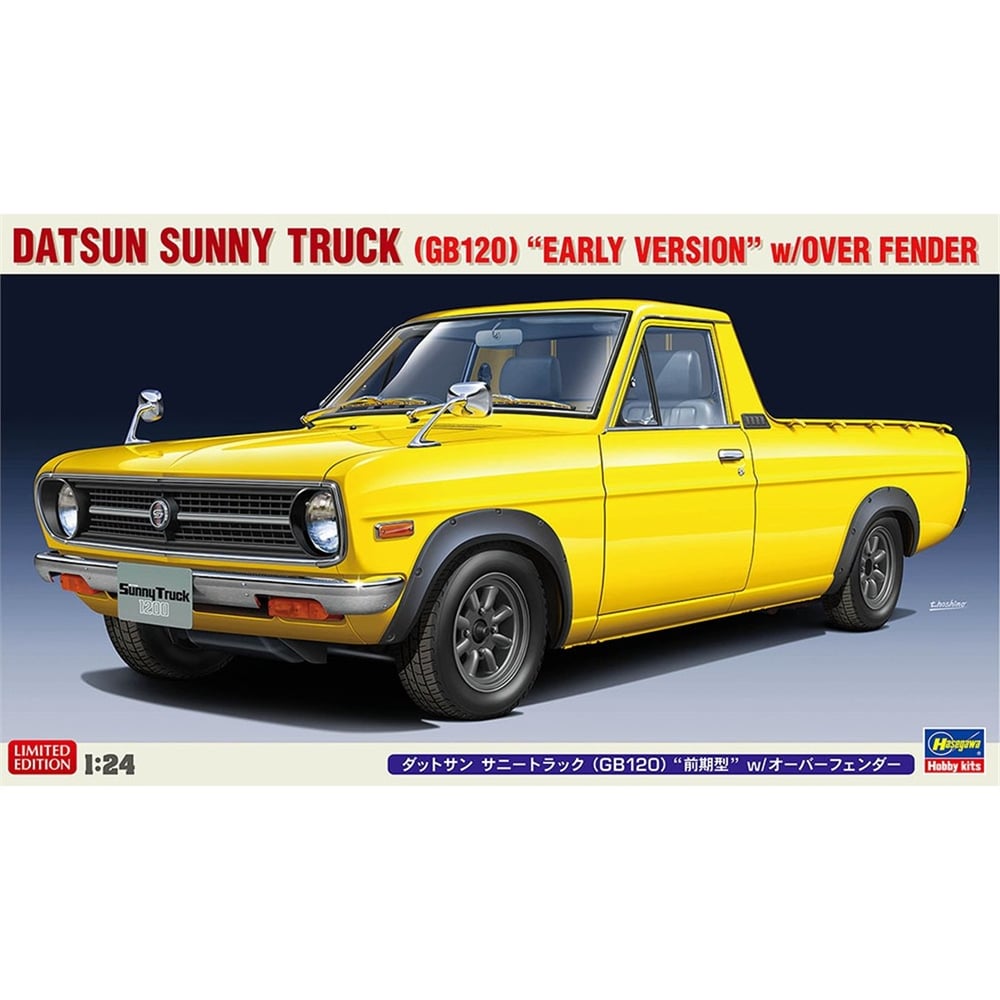 HHasegawa 20641 1/24 Ölçek, Datsun Sunny Truck (GB120), Erken Dönem, Kamyonet Plastik Model Kiti