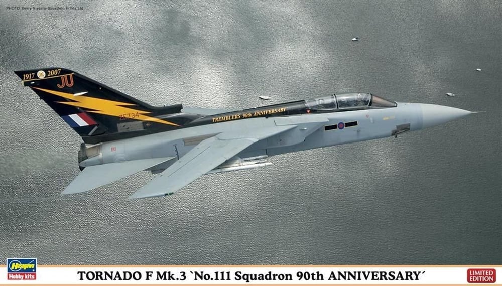 Hasegawa 1959 1/72 Ölçek, Torndo F Mk.3 No.111.sq (Limited Edition), Savaş Uçağı Plastik Model Kiti