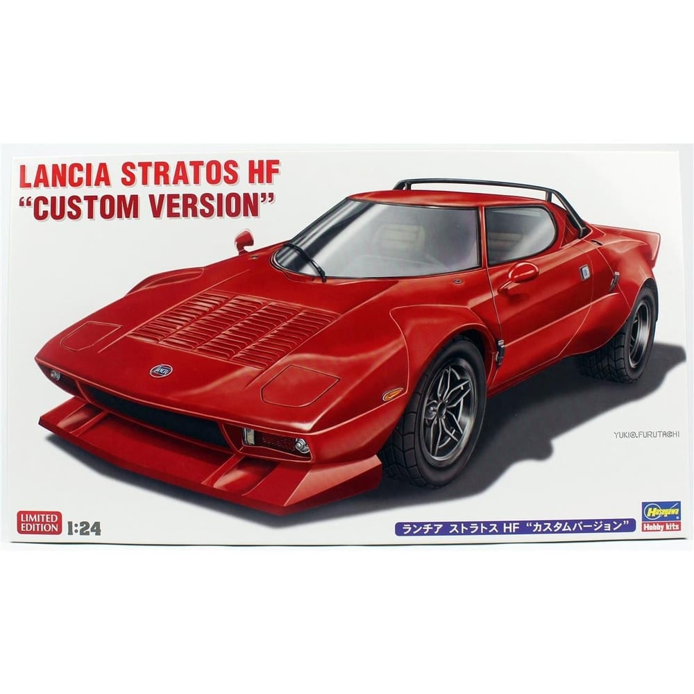 Hasegawa 20750 1/24 Ölçek, Lancia Stratos HF (Custom Version), Otomobil Plastik Model Kiti