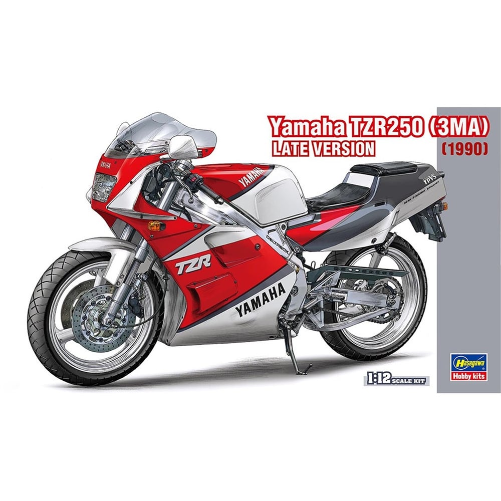 Hasegawa 21776 1/12 Ölçek, Yamaha TZR250 (3MA) Late Version, Motorsiklet Plastik Model Kiti