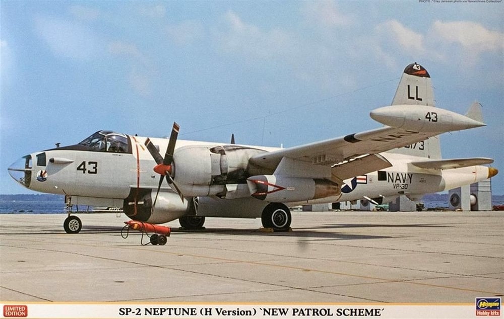 Hasegawa 2258 1/72 Ölçek, SP-2H Neptune (New Patrol Scheme) (Limited Edition), Savaş Uçağı Plastik Model Kiti