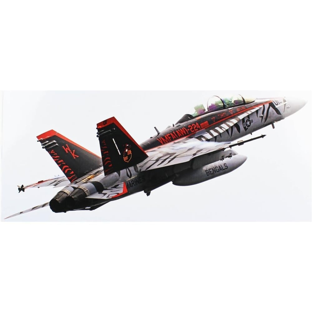 Hasegawa 7545 1/48 Ölçek, F/A-18 D Hornet -VMFA(AW)-224 Bengals 2024, Savaş Uçağı Plastik Model Kiti