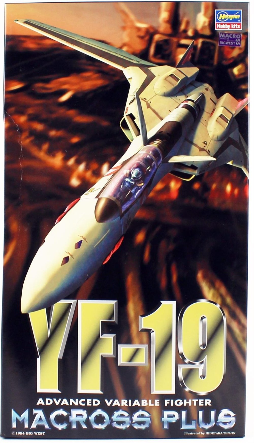 Hasegawa 9 65709 1/72 Ölçek, YF-19, Macross Serisi, Bilim Kurgu Plastik Model Kiti