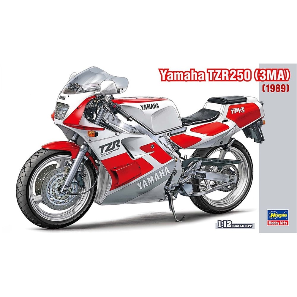 Hasegawa BK17 21517 1/12 Ölçek, Yamaha TZR250 (3MA) (1989), Motosiklet Plastik Model Kiti