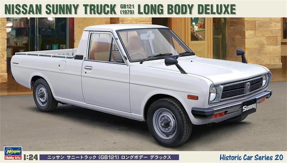 Hasegawa HC20 21120 1/24 Ölçek, Nissan Sunny 1979 (GB121), Kamyonet Plastik Model Kiti