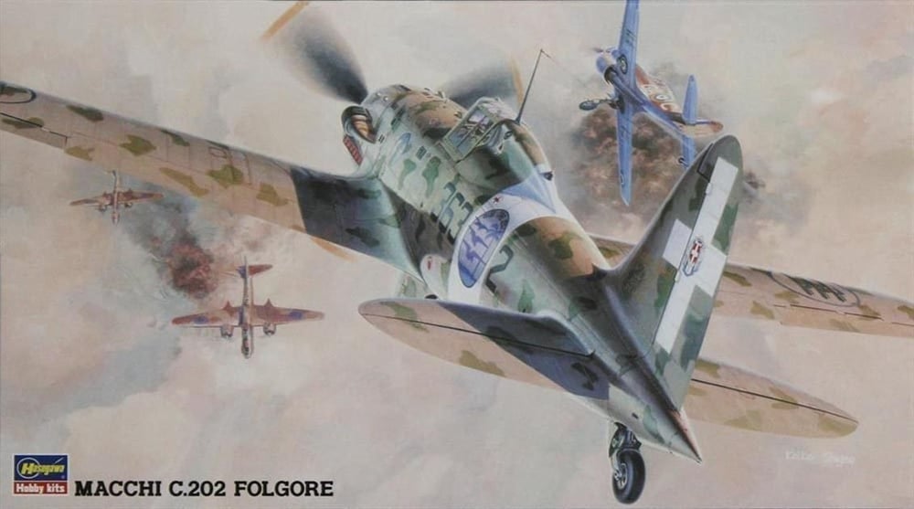 Hasegawa JT32 9132 1/48 Ölçek, Macchi C.202 Folgore, Savaş Uçağı Plastik Model Kiti