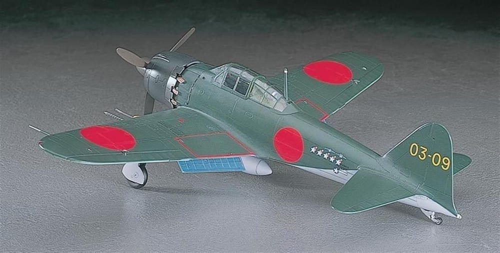 Hasegawa JT72 9072 1/48 Ölçek, Mitsubishi A6M5c Zero Fighter Type 52 Hei, Savaş Uçağı Plastik Model Kiti