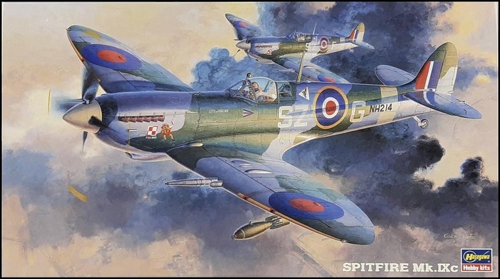 Hasegawa JT79 9079 1/48 Ölçek, Spitfire Mk.IXc, Savaş Uçağı Plastik Model Kiti