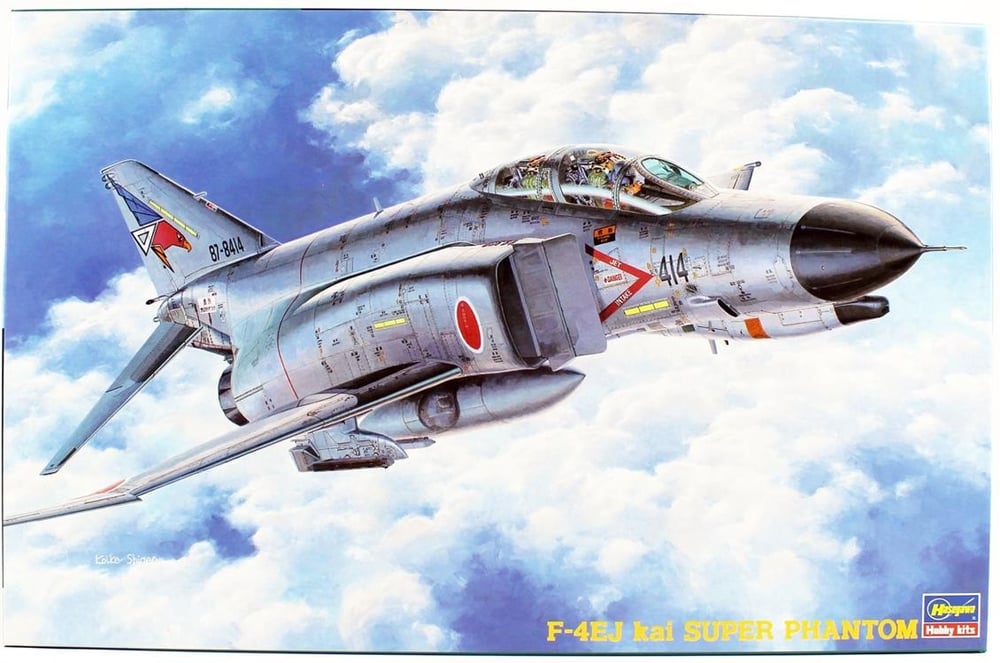 Hasegawa PT7 7207 1/48 Ölçek, F-4EJ KAI Phantom II (Super Phantom), Savaş Uçağı Plastik Model Kiti