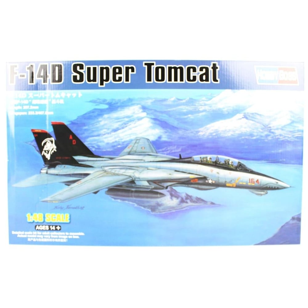 HobbyBoss 80368 1/48 Ölçek, F-14D Super Tomcat, Savaş Uçağı, Plastik Model Kiti