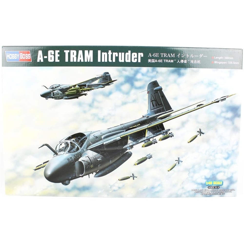 HobbyBoss 81710 1/48 Ölçek, A-6E TRAM Intruder, Savaş Uçağı, Plastik Model Kiti