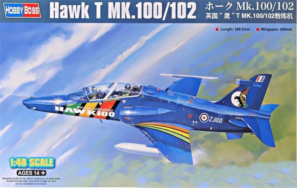 Hobbyboss 81735 1/48 Ölçek, Hawk T Mk.100/102, Savaş Uçağı , Plastik Model Kiti