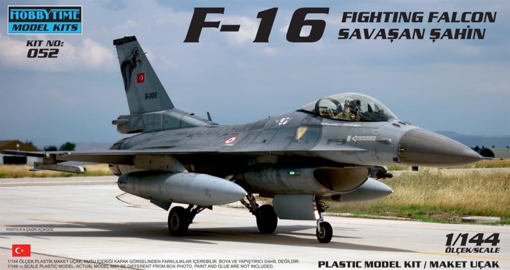 Hobbytime 052 1/144 Ölçek, F-16 Fighting Falcon, Plastik Model kiti