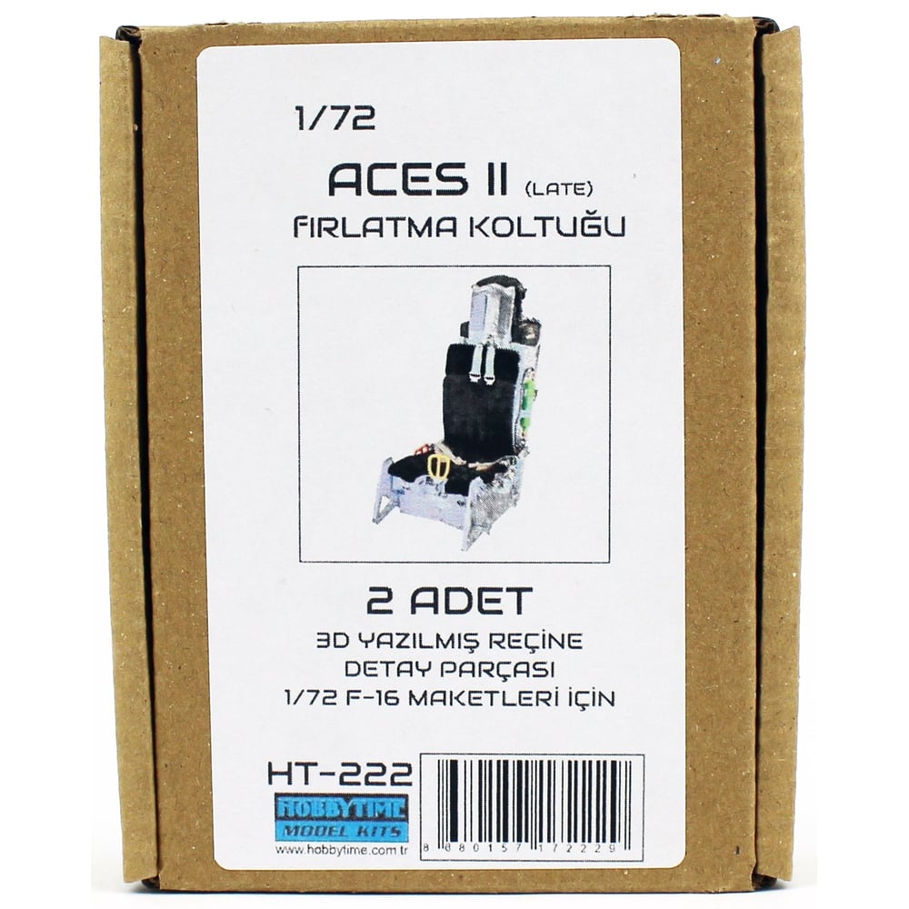 Hobbytime 222 1/72 Ölçek, ACESS II (Late) Fırlatma Koltuğu, 2 Adet, 3D Yazılmış Reçine