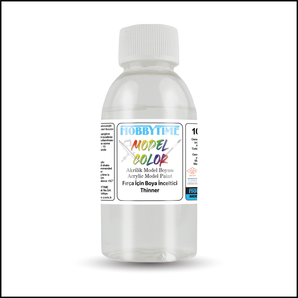 Hobbytime 551 100 ml. Fırça için Boya İnceltici (Thinner)