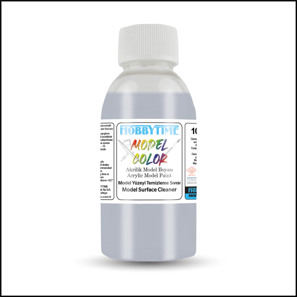 Hobbytime 557 100 ml. Model Yüzeyi Temizleme Sıvısı (Model Surface Cleaner)
