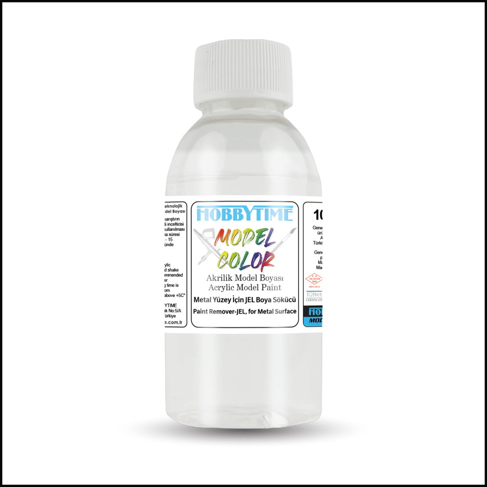 Hobbytime 563 100 ml. Metal Yüzey İçin JEL Boya Sökücü (Paint Remover-JEL, for Metal Surface)