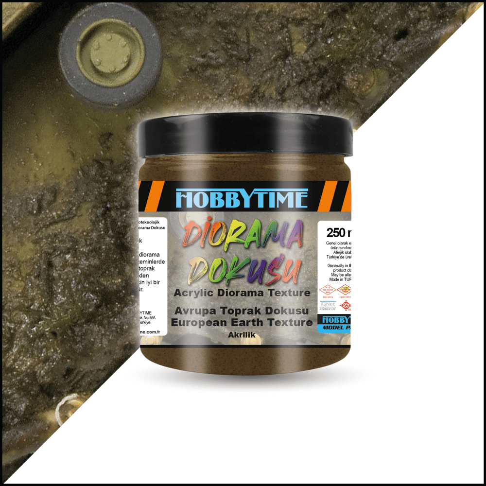 Hobbytime 596 250 ml. Avrupa Toprak Dokusu (European Earth Texture)
