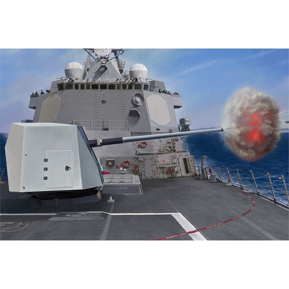 I Love Kit 63551 1/35 Ölçek, MK-45 Mod.4 (5-inch/62-caliber) Savaş Gemisi Topu, Plastik Model Kiti