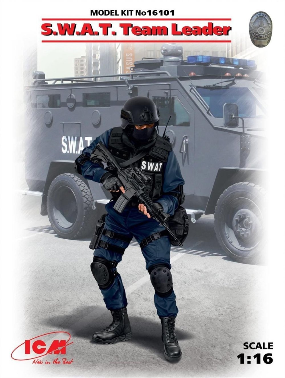 ICM 16101 1/16 Ölçek, S.W.A.T. Team Leader