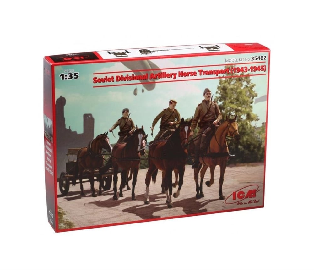 ICM 35482 Soviet Divisional Artillery Horse Transport