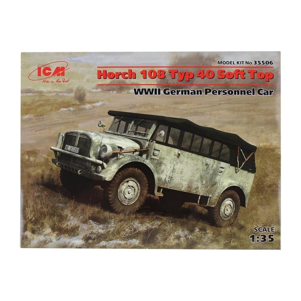 ICM 35506 Horch 108 Typ 40 Soft Top, WWII German Perso
