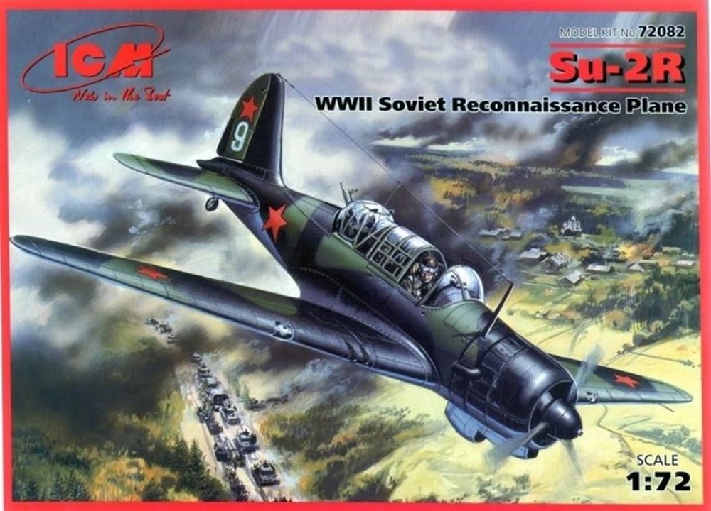 ICM 72082 1/72 Ölçek, Su2R WWII Soviet Reconnaissance Plane