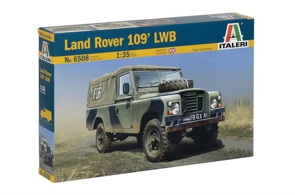 Italeri 6508S 1/35 Ölçek, Land Rover 109' LWB Sıhhiye Aracı, Plastik Model kiti