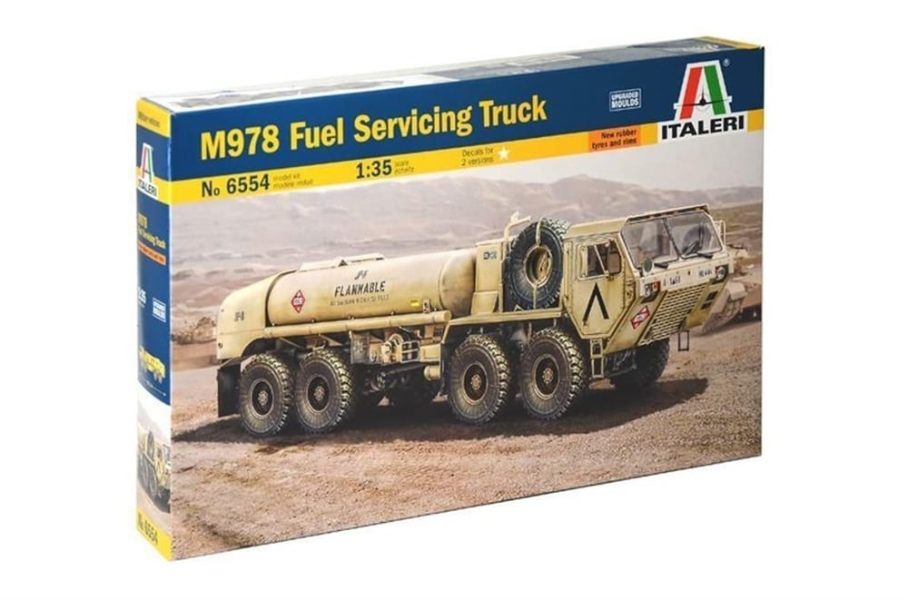 Italeri 6554S 1/35 Ölçek, M978 Askeri Yakıt Servis Kamyonu, Plastik Model kiti