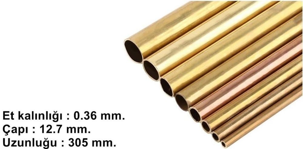 K&S 10139 Prinç Yuvarlak Boru - 0.36 Mm. Çeperli -12,7