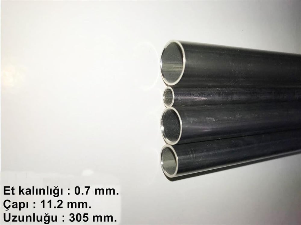 K&S 17121 Paslanmaz Çelik Yuvarlak Boru -0,7 Mm. Çeper