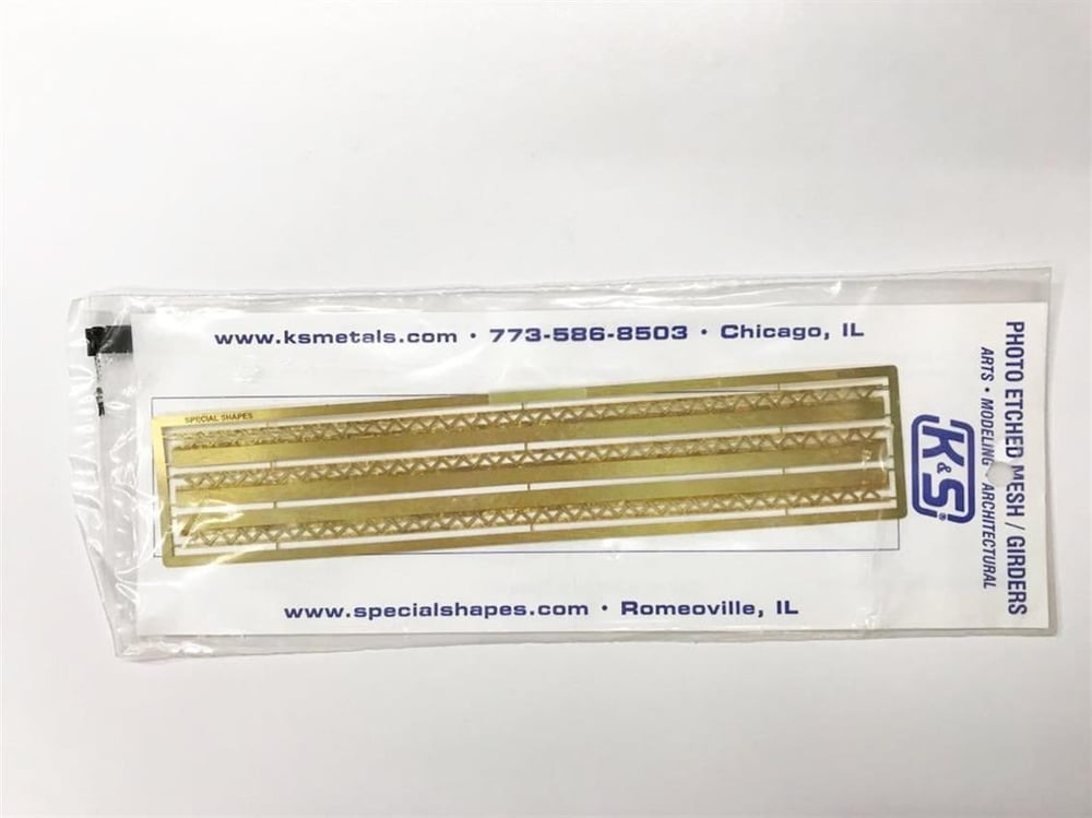 K&S 2777 Prinç Etched Kiriş Destekleri X-Braced 2 Si