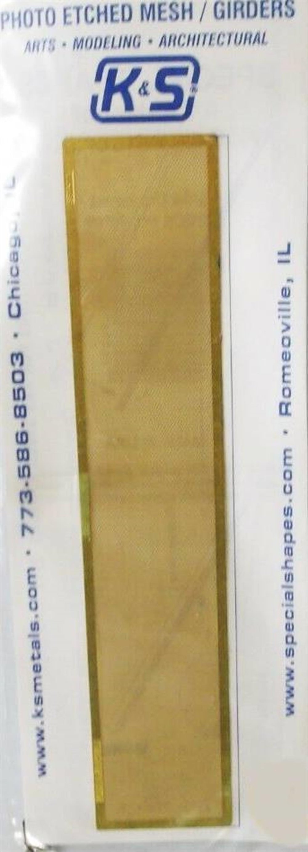 K&S 2779 Prinç Etched Kiriş Destekleri  Single X-Brace