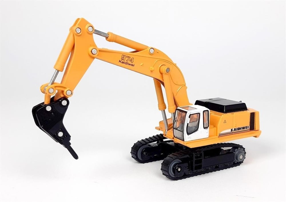 Kaidiwei 625016 1/87 Ölçek, Kırıcı Ataşmanlı Ekskavatör