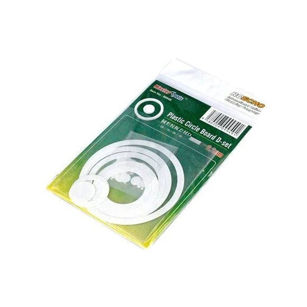 MST 09949 Plastik Daireler Seti.D, 0.3 mm. (50,60,70,80 mm.)