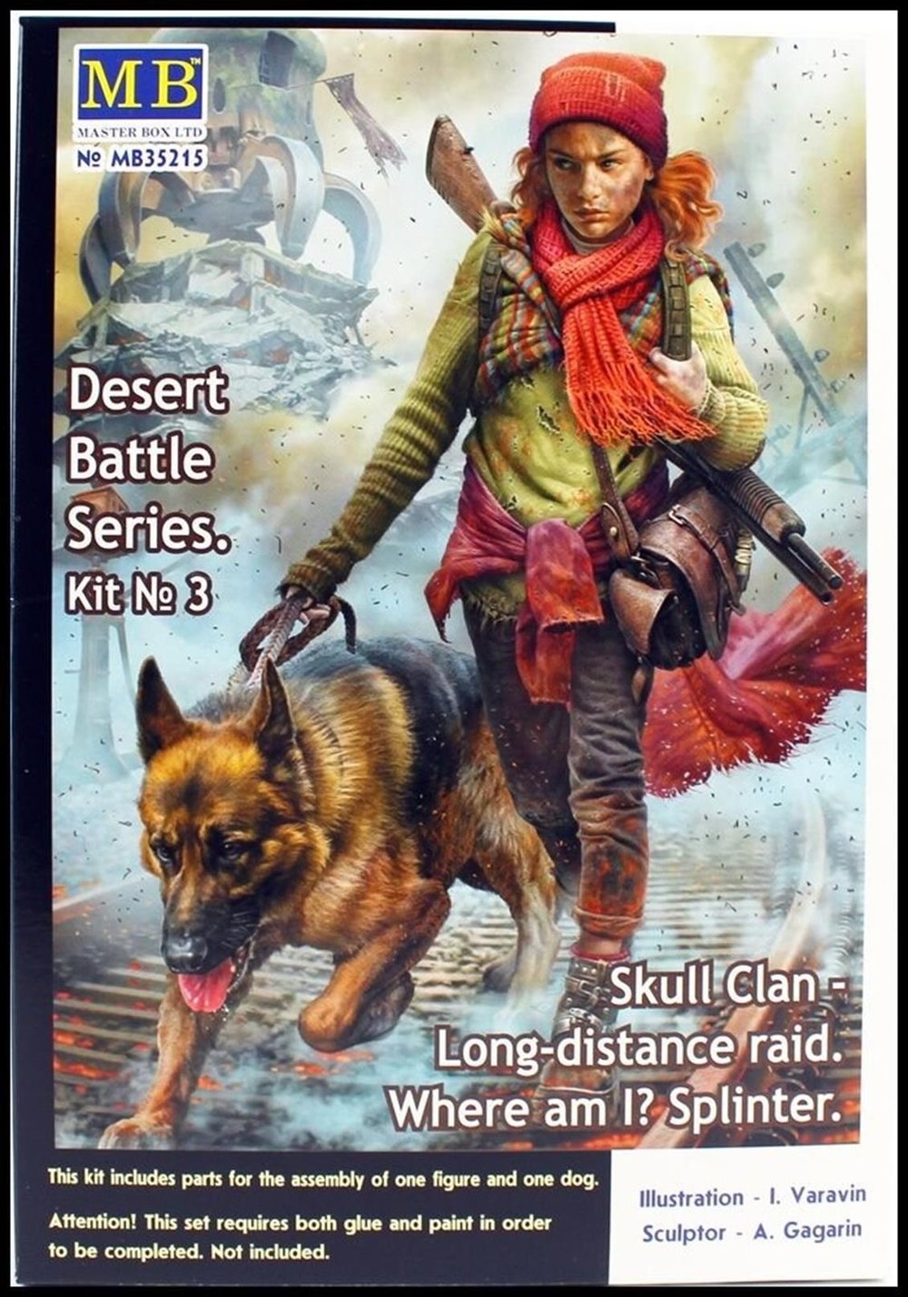 MasterBox 35215 1/35 Ölçek, Çöl Savaşları Serisi, Neredeyim ?, Plastik Figür Kiti