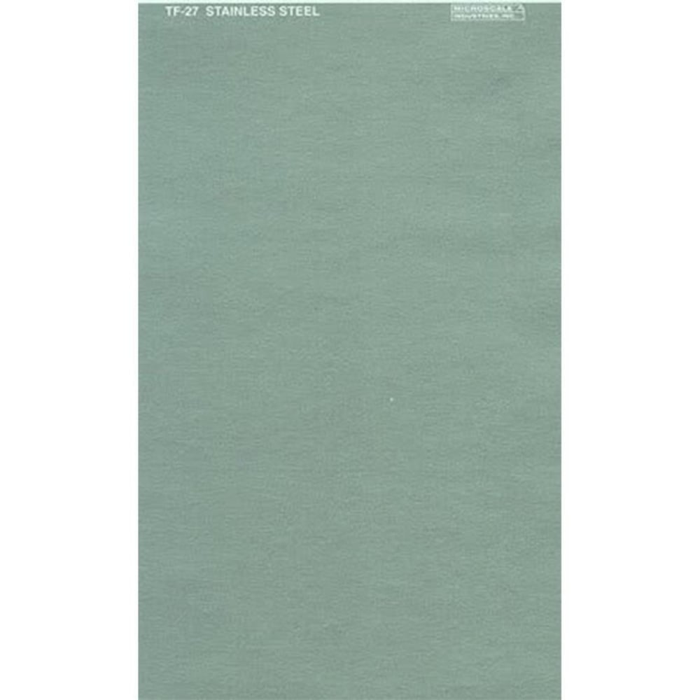 Microscale TF27 Trim Film - Size-7-1/4 X 4-1/2-Stainless Stee